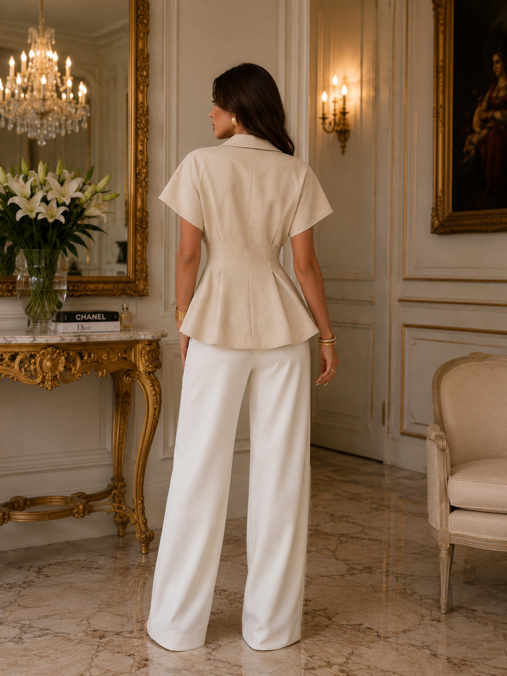 Veste à manches courtes