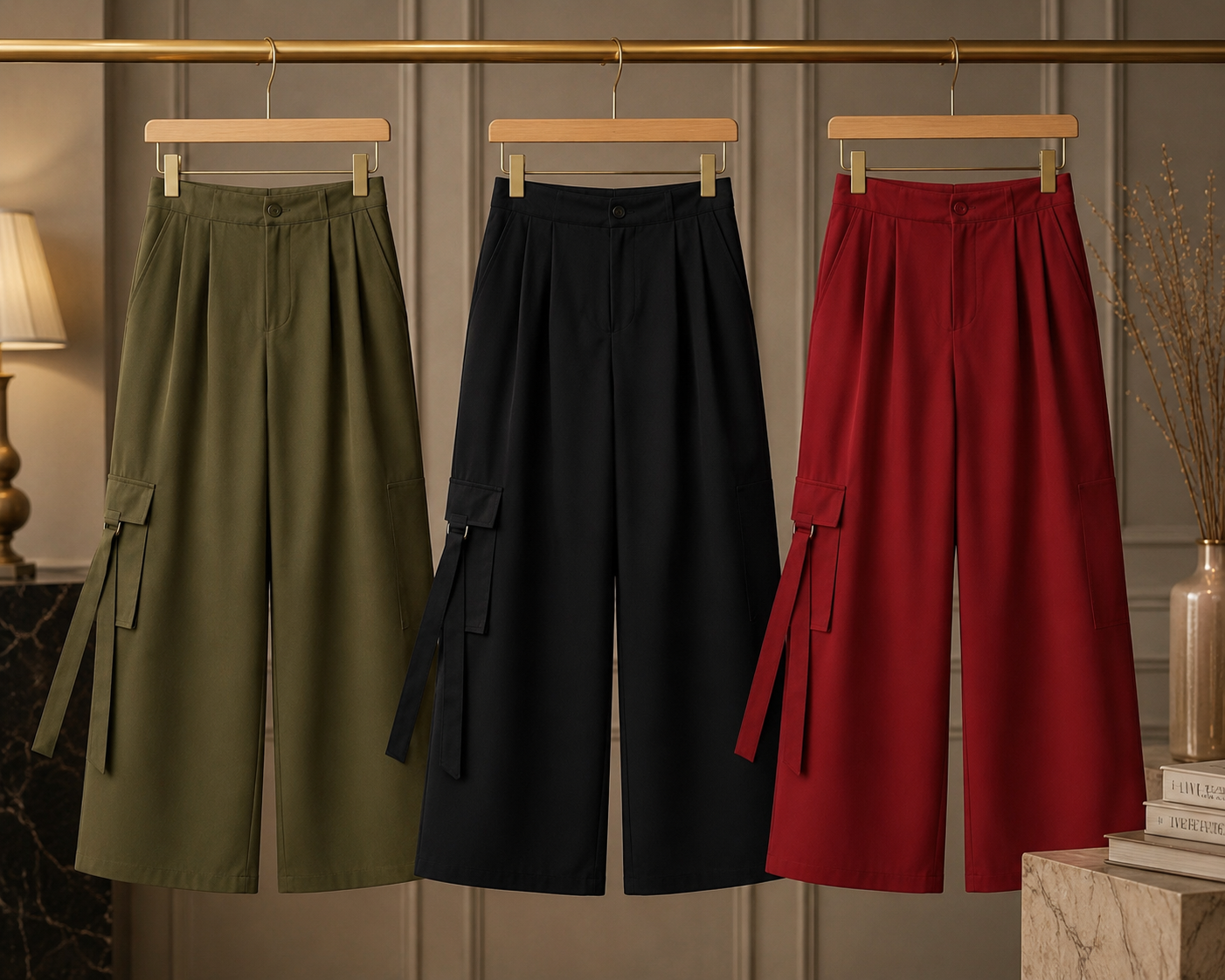 Pantalon court décontracté p