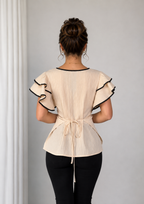 Chemise tissée pour femmes