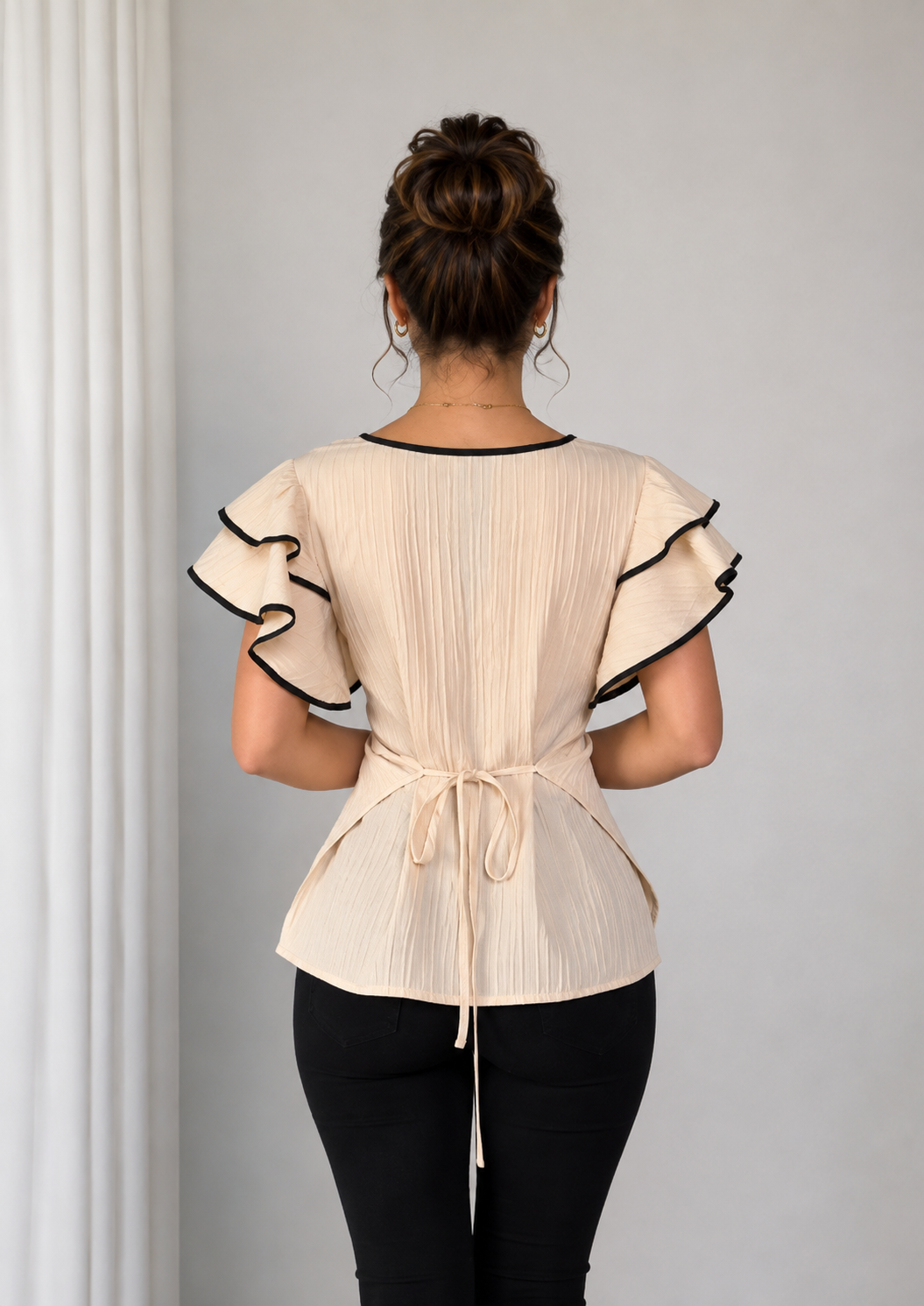 Chemise tissée pour femmes